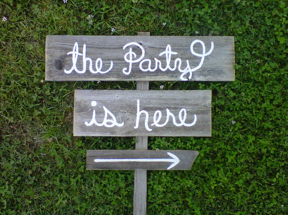 wood, party and the party is here