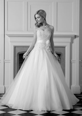 wedding dress, fiance'e and bride