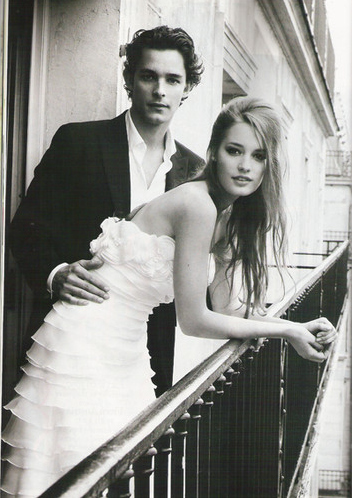 black and white, groom and bride