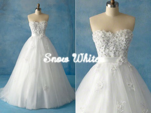 princesses, wedding dress and dresses