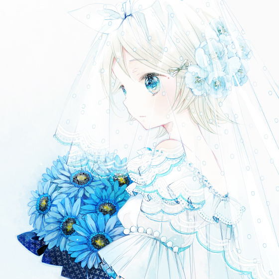 light blue, art, blue and veil
