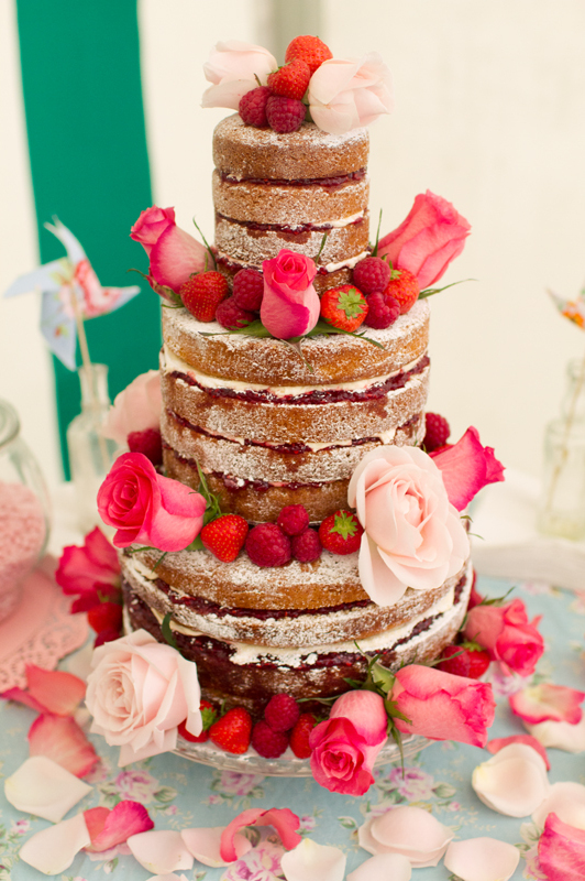 home made, 1940s, wedding cake and retro
