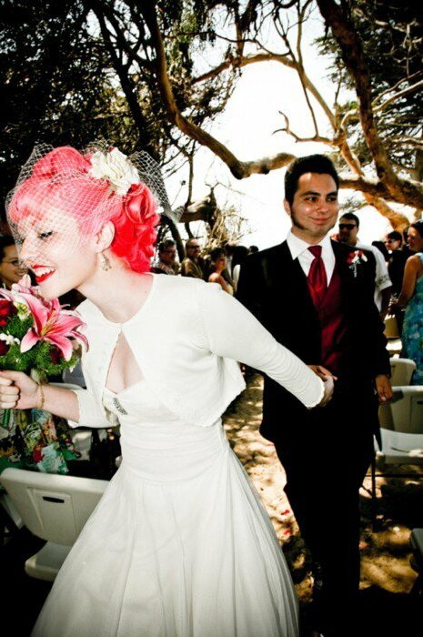 alternative, wedding dress, amazing and pretty