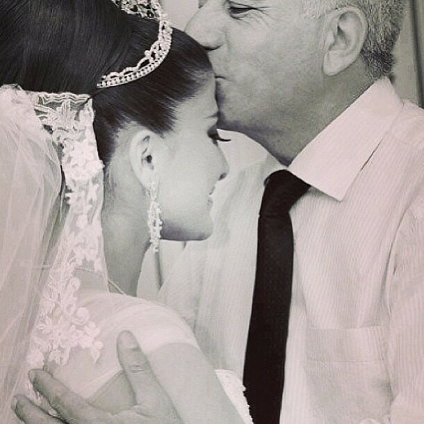 father, Relationship, kiss and pretty