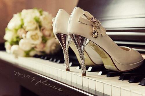 rosses, white and heels