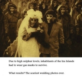scary, izu islands and gas mask