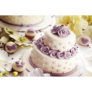 cake, wedding cake and rose