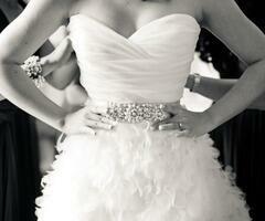 prom white, cute dress and strapless