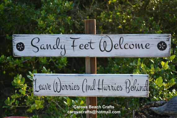 coastal sign, beach decor and carovabeachcrafts