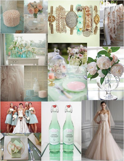 decorations, mint and cute
