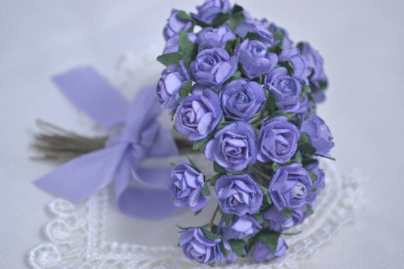 lilac, paper flower and mulberry