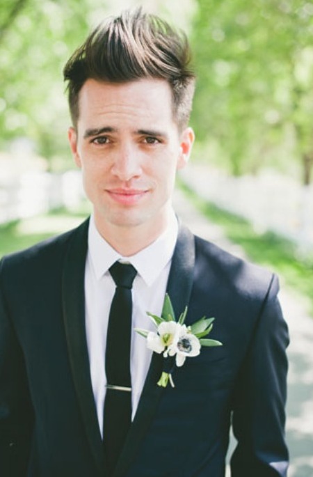 panic! at the disco, suit and brendon urie