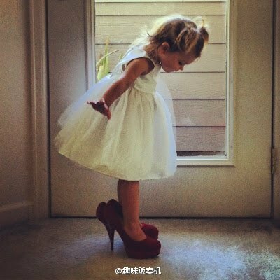 high heels, big dream and baby
