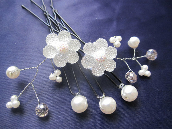 accessories, bridal headdress and pearl pin
