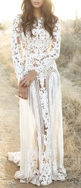 beach dress, long dress and boho