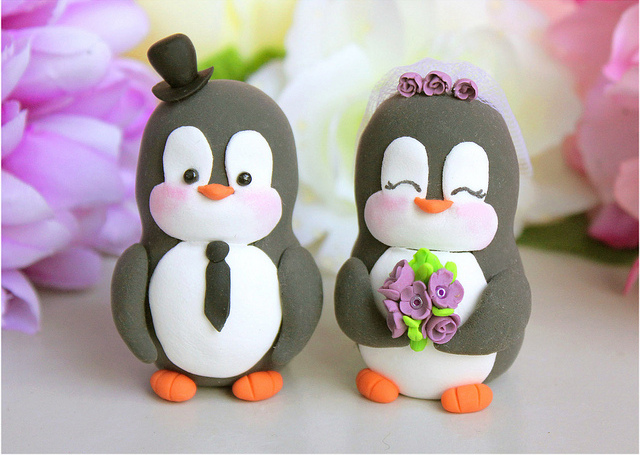 wedding day =)), love penguin and love