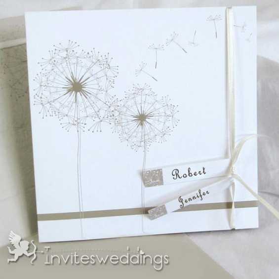 lables, simple, ribbon and cheap wedding invitations