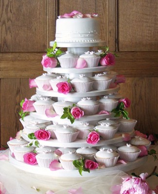 wedding cupcake and en