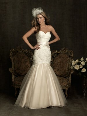 sweetheart neckline, allure_8920 and strapless wedding dresses