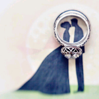 love, kiss and ring