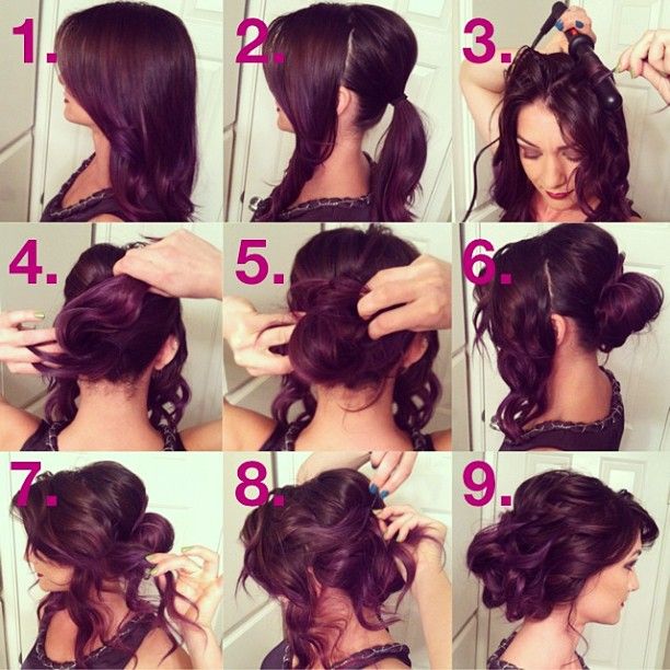 hair, wedding hair, tutorial and step by step