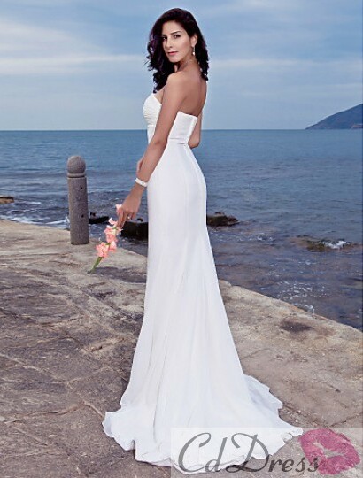 sheath wedding dress, wedding dress and beach wedding dress