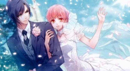 anime couples kawaii, boy and anime