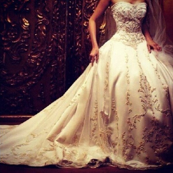 dress, expensive, luxury and fiancee
