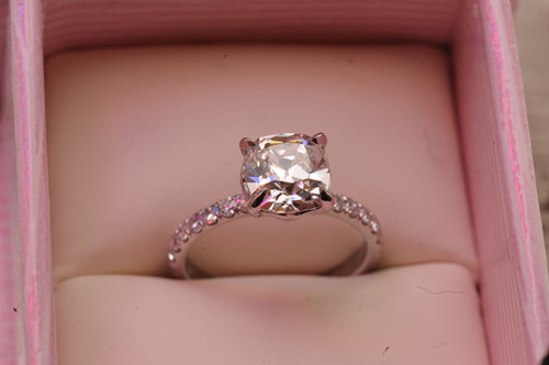 love, pink ring and dimond