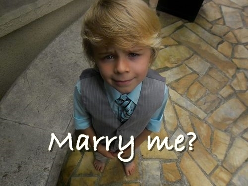 marry me, boy and blondie