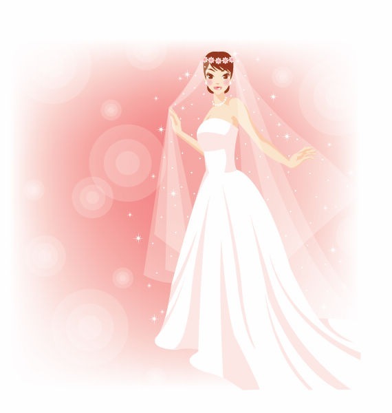 bride, creative, wedding dress and art