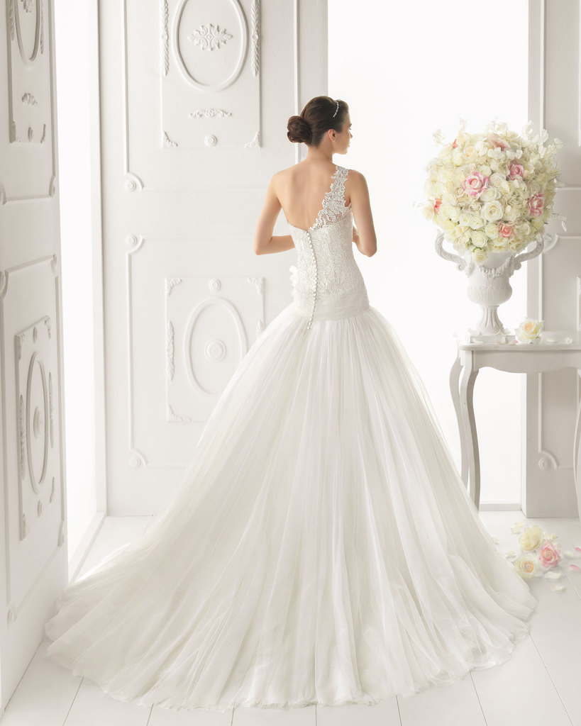 aire barcelona, couture wedding dress, wedding dress and 2014