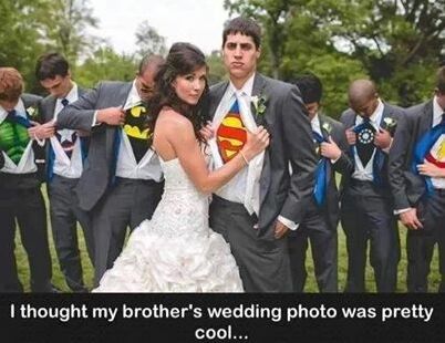 funny, bride and batman