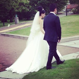 weddingdress, bride and love