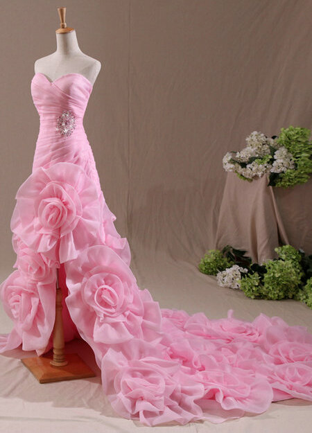 pink wedding dresses, wedding dress and www.weodress.com