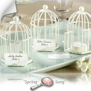 gifts, bridal favors and birdcage