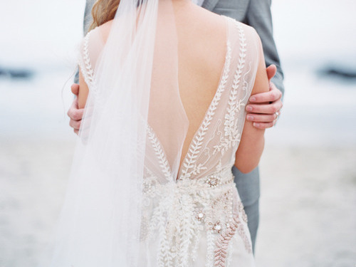 beautiful, bride and beach