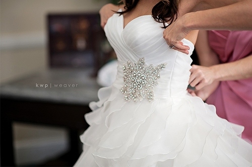 white, dress and glitter