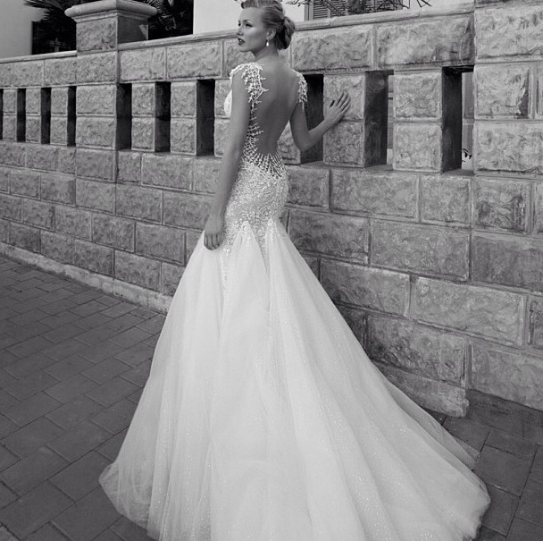 white dress, wedding dress, low back and beautiful