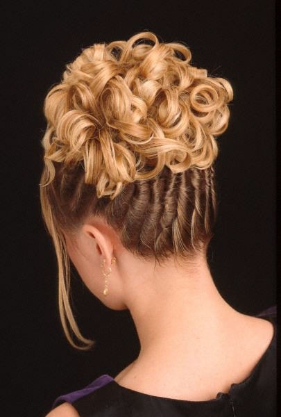 blonde, braidhair and wedding hair