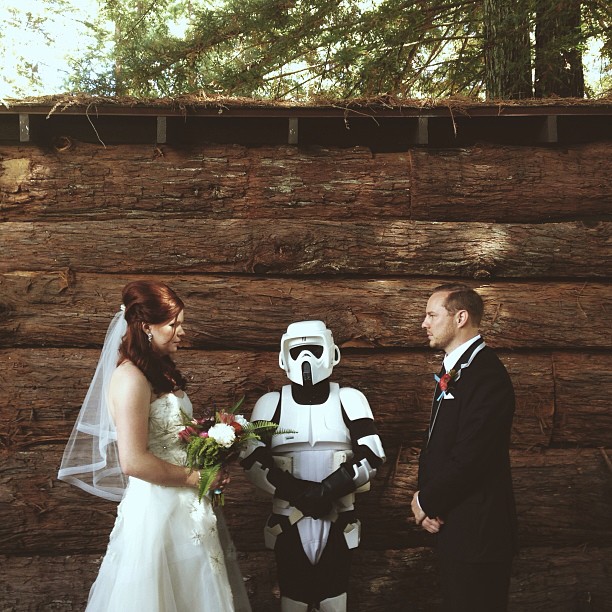 marriage, star wars, trooper and love
