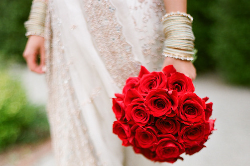 weddding, red and dress