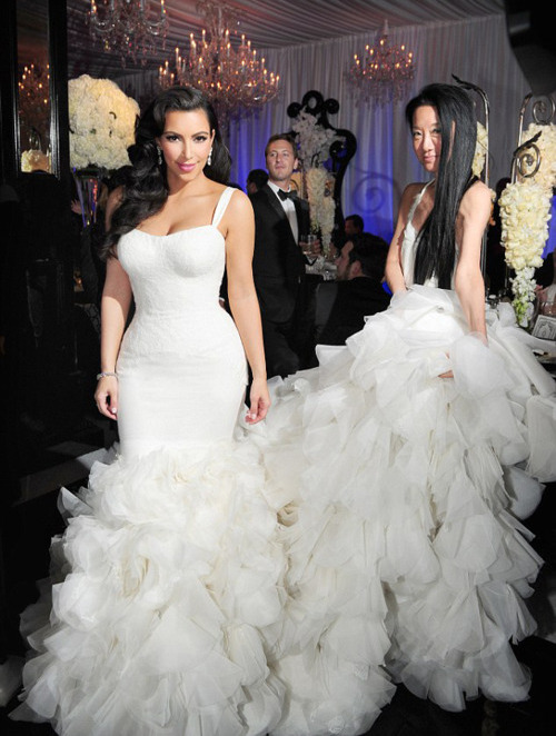 wedding dress, dress, mwd and kim kardashian