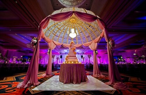 wedding hall, pakistani wedding and cake