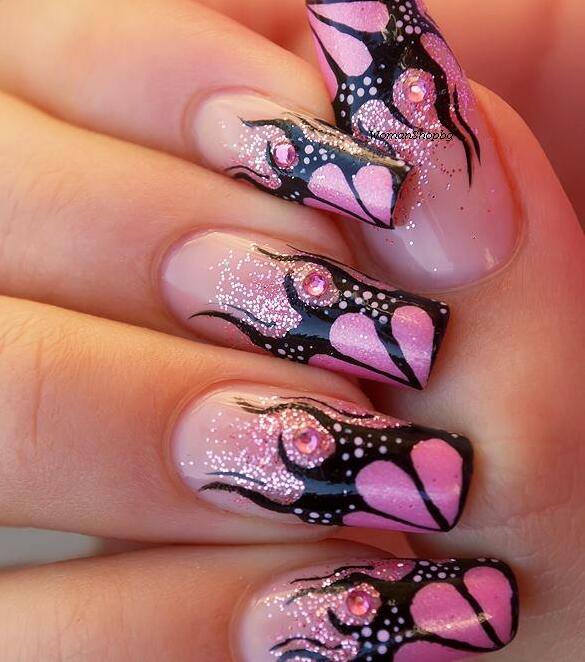 cute, manicure, nail and beauty