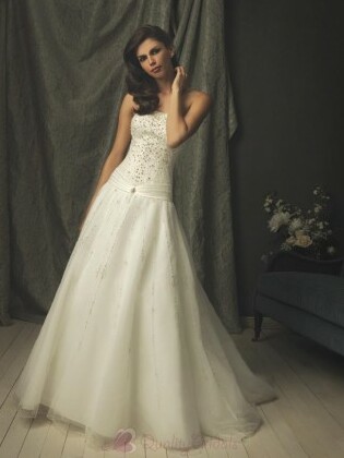 beautiful, full-length and wedding dress