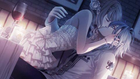 anime, kiss and love