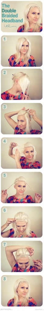blonde, beauty and step by step