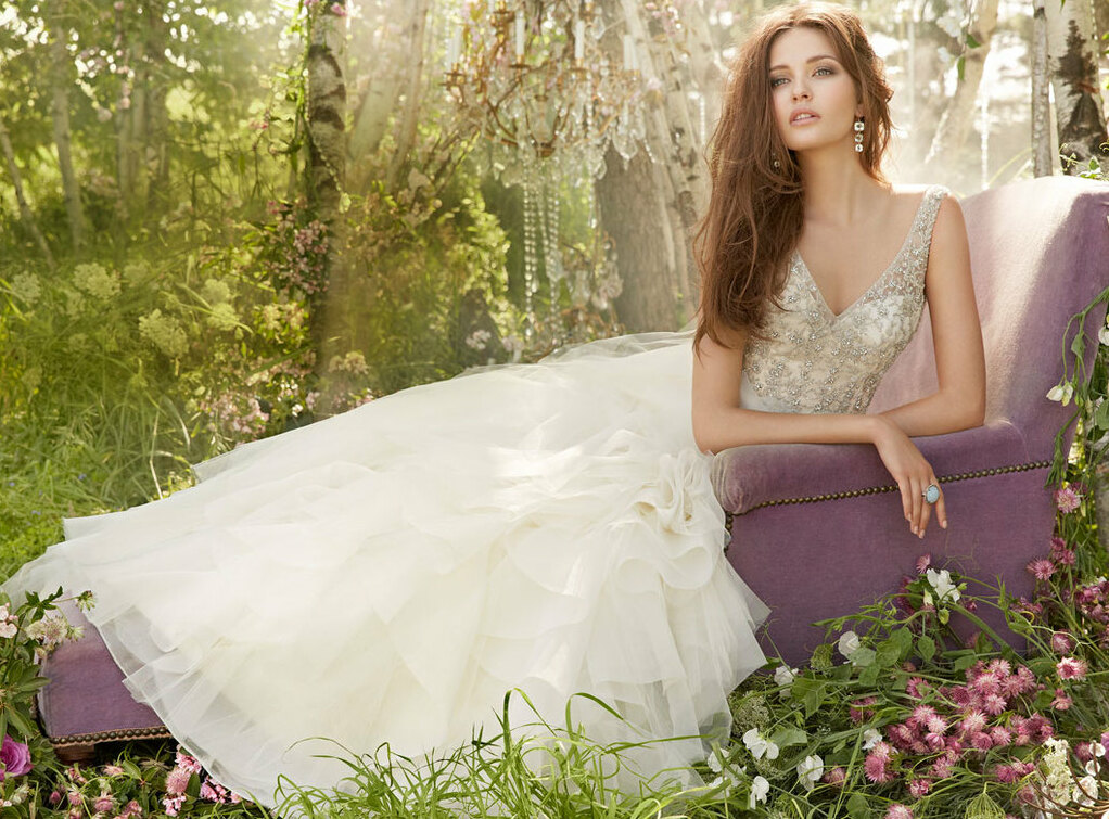 beautiful, bridal wedding and dress