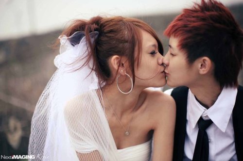 tomboy, corean and kiss